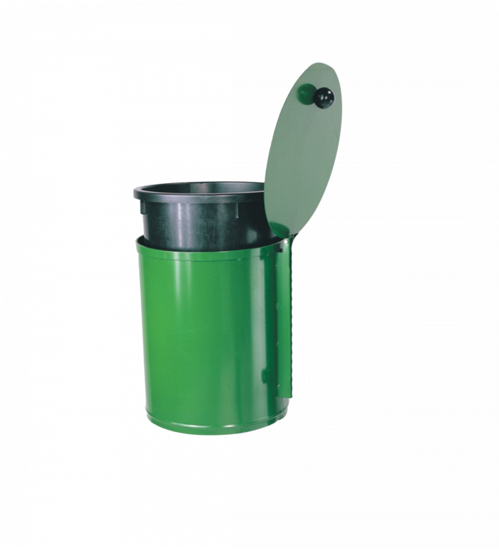 Papperskorg KSAB 35L inkl. hink. - Grön