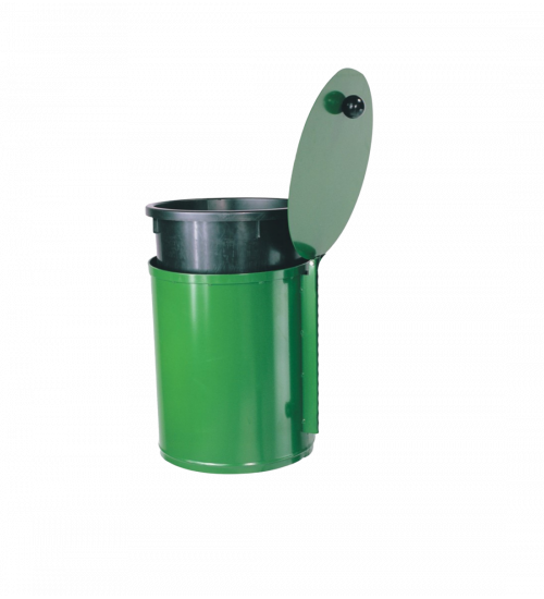 Papperskorg KSAB 35L inkl. hink. - Grön