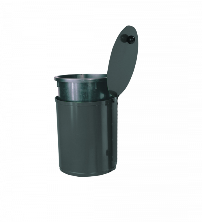 Papperskorg KSAB 35L inkl. hink. - Svart