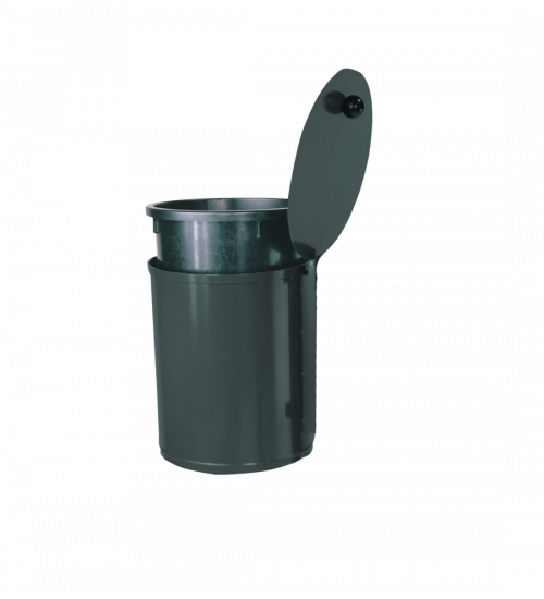 Papperskorg KSAB 35L inkl. hink. - Svart