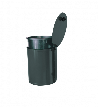 Papperskorg KSAB 14L inkl. hink - Svart