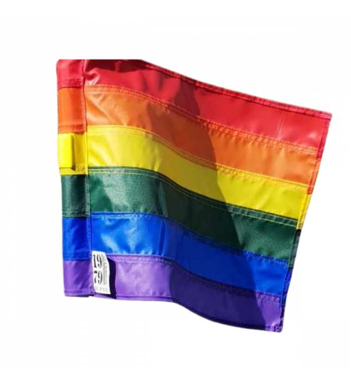 Flagga - Regnbågsfärgad 30mm Flagga - Regnbågsfärgad 30mm