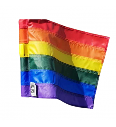 Flagga - Regnbågsfärgad 40mm