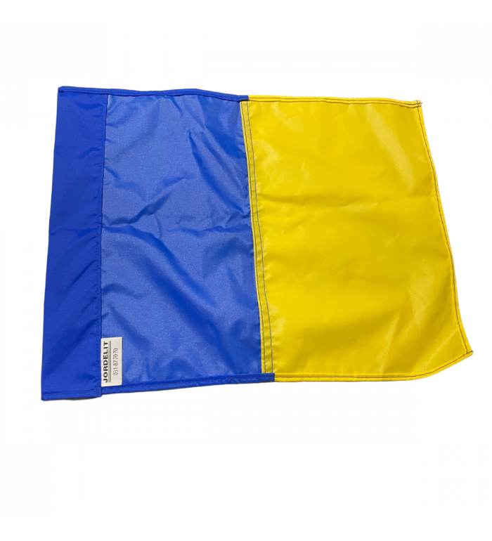 Hörnflagga - 40mm GulBlå