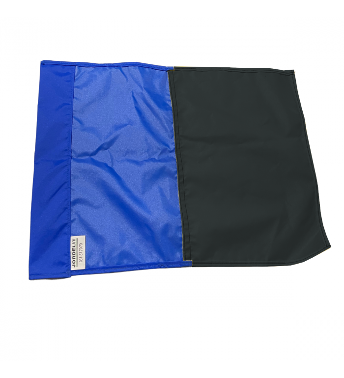 Hörnflagga - 30mm BlåSvart