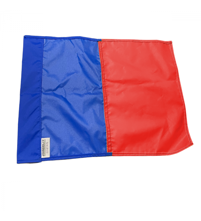 Hörnflagga - 40mm BlåRöd