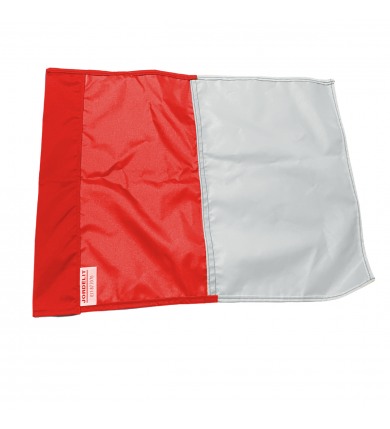 Hörnflagga - 40mm RödVit