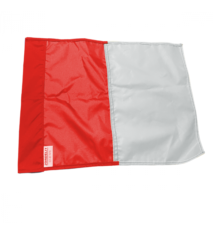 Hörnflagga - 30mm RödVit