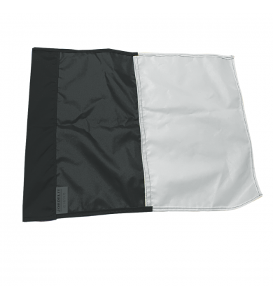 Hörnflagga - 40mm SvartVit