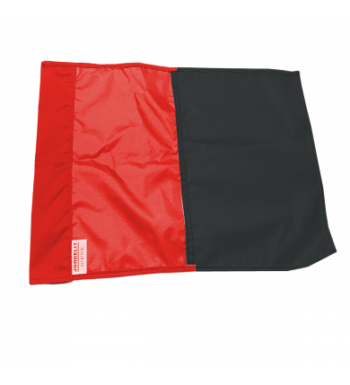 Hörnflagga - 30mm RödSvart