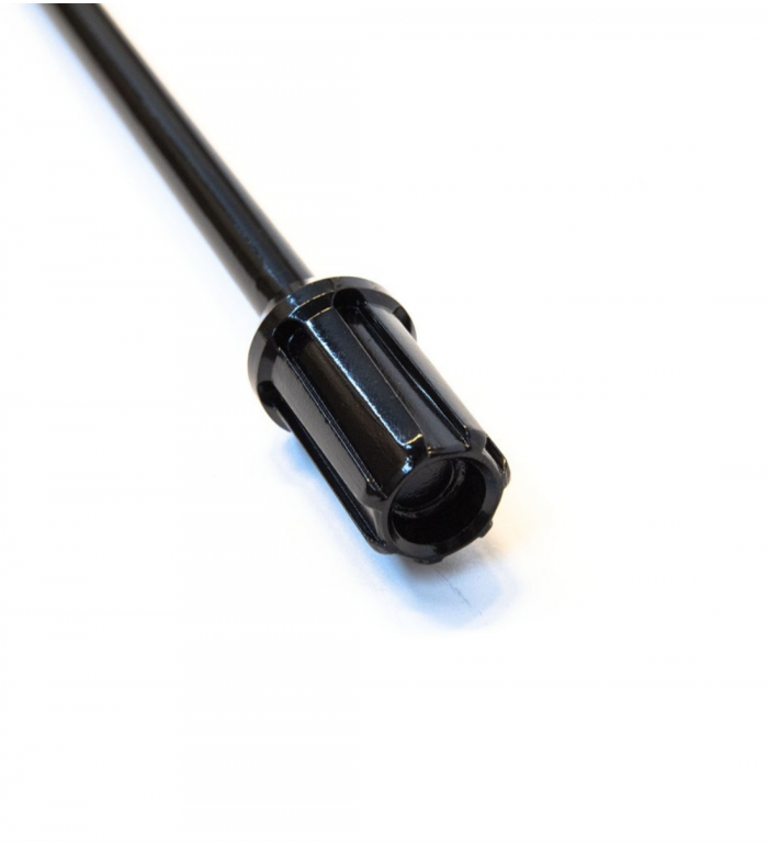 Flaggstång Basic 2,3m - Svart/vit