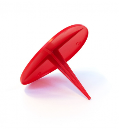 Markeringsplatta i plast - Röd