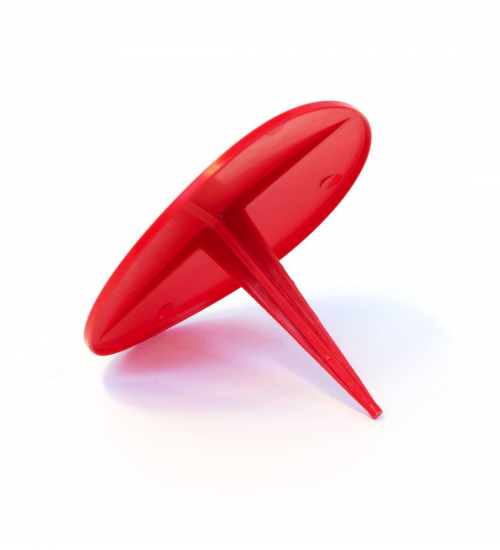 Markeringsplatta i plast - Röd