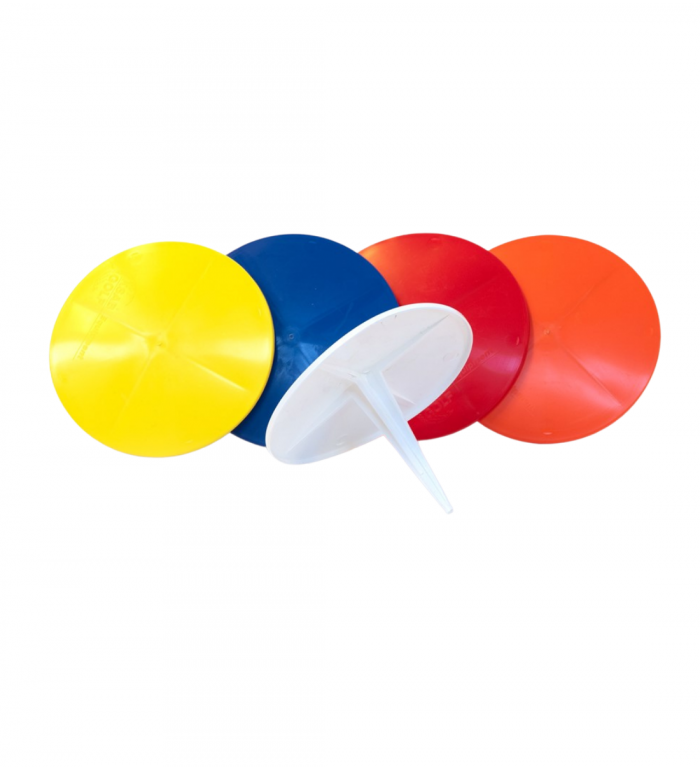 Markeringsplatta i plast - Orange