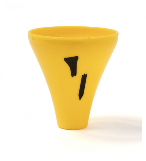 Broken Tee plast - GUL