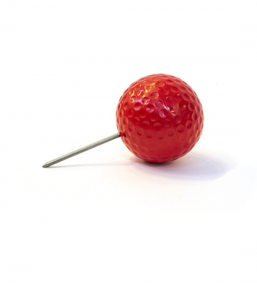 Dimple Tee Markering (rund) - RÖD