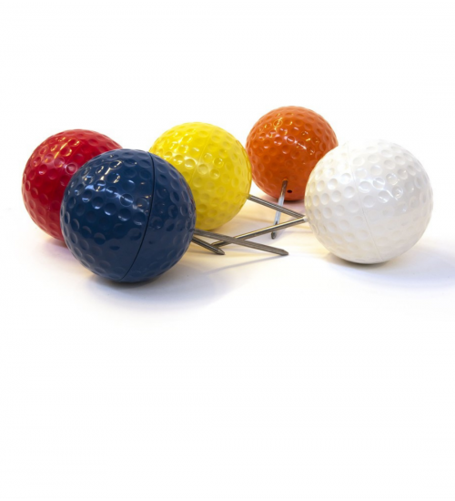 Dimple Tee Markering (rund) - ORANGE