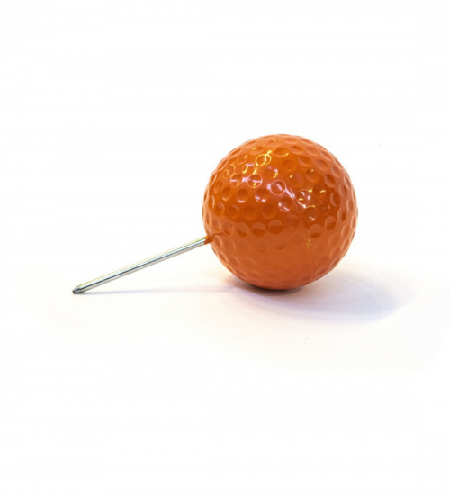 Dimple Tee Markering (rund) - ORANGE