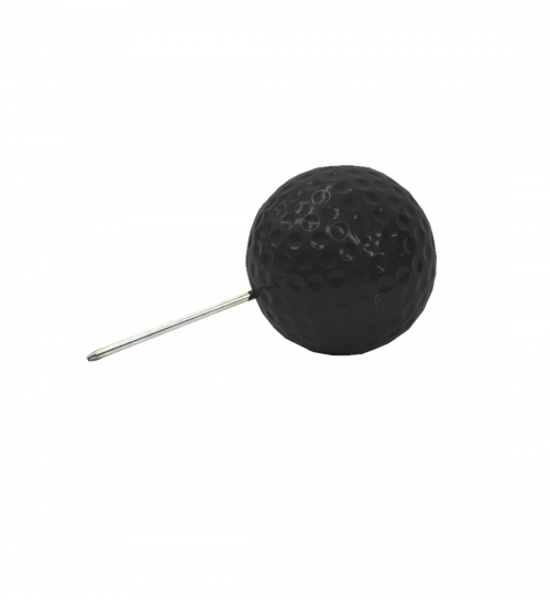 Dimple Tee Markering (rund) - SVART