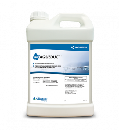 Aquatrols - Aqueduct
Ett behandlingsvätmedel som används vid akuta problem med avrinning, kompaktion och torrfläckar.