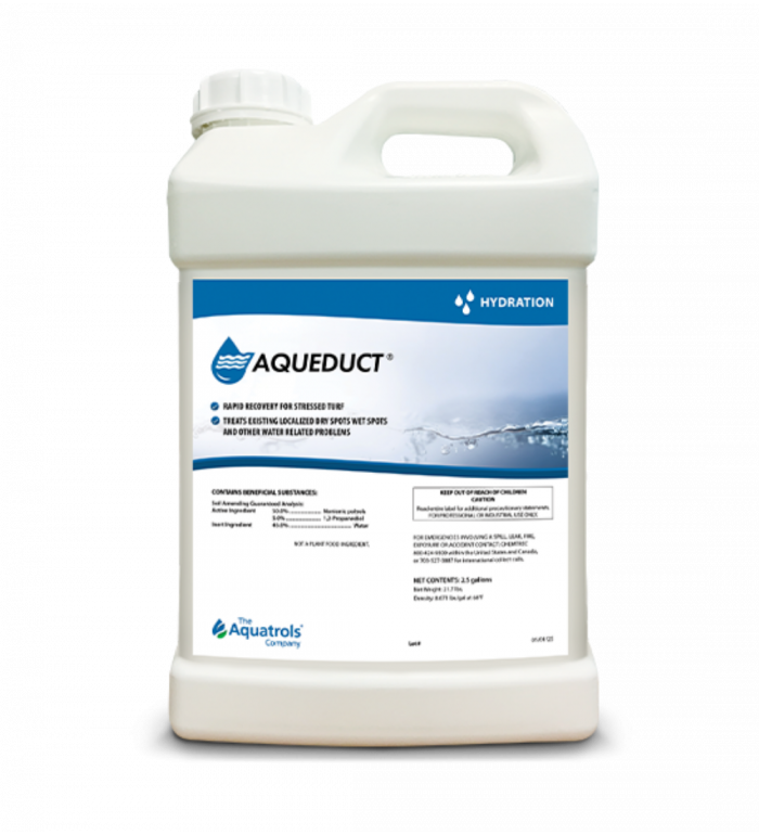 Aquatrols - Aqueduct
Ett behandlingsvätmedel som används vid akuta problem med avrinning, kompaktion och torrfläckar.